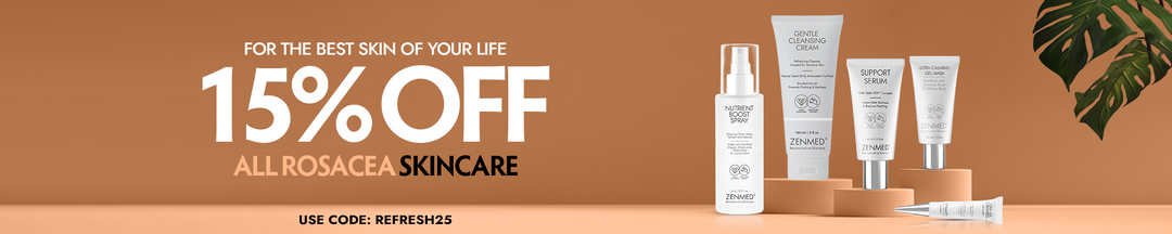 15% off all products for Rosacea and Sensitive Skin