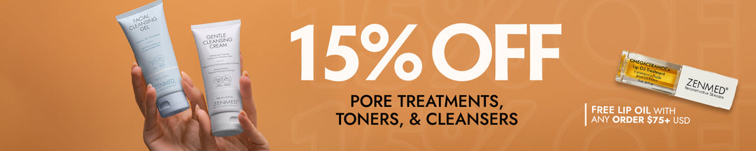 15% Off Pore Treatments, Toners, & Cleansers