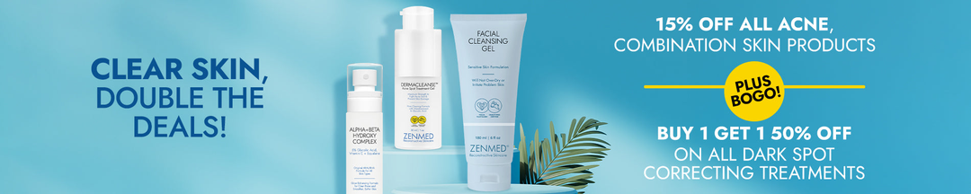 15% OFF all Acne, and Combination Skin Products