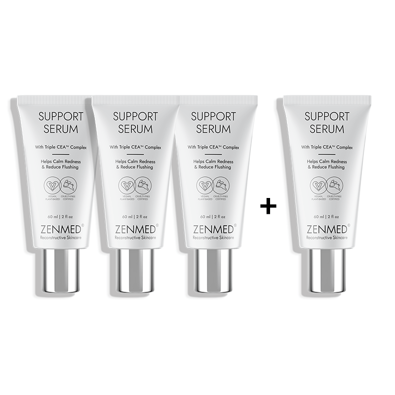 ZENMED Support Serum For Rosacea Relief - Buy 3 Get 1 Free