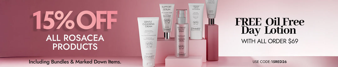 15% off all products for Rosacea and Sensitive Skin