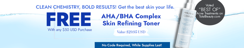 FREE AHA/BHA Complex with any purchase $50+ USD
