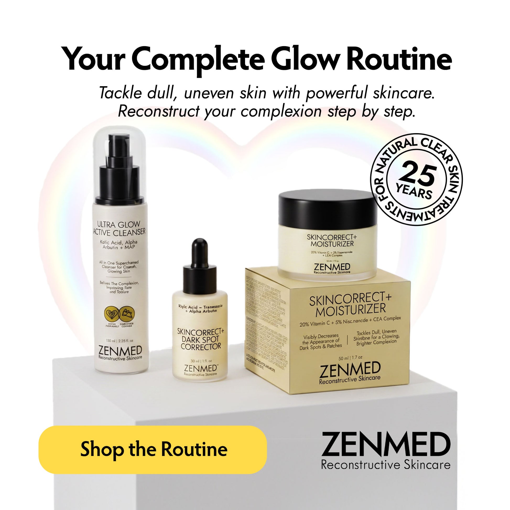 Skincorrect+ Complete System for Dull Skin, Dark, Uneven Patches and Dark Spots
