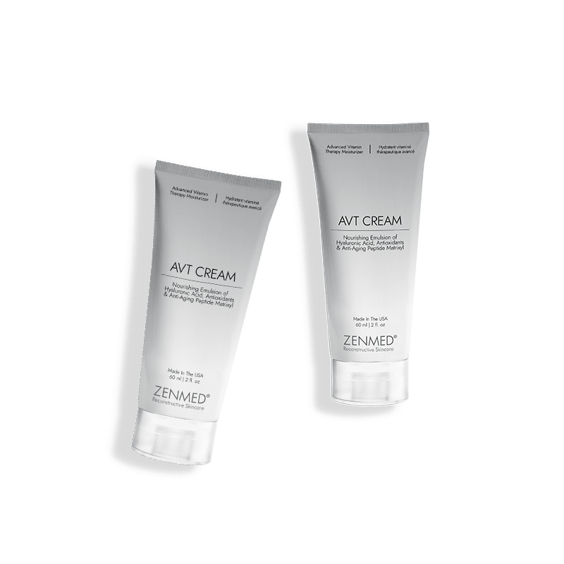 ZENMED AVT Cream (Double Pack) - 2 oz. Repairing Moisturizer for Skincare