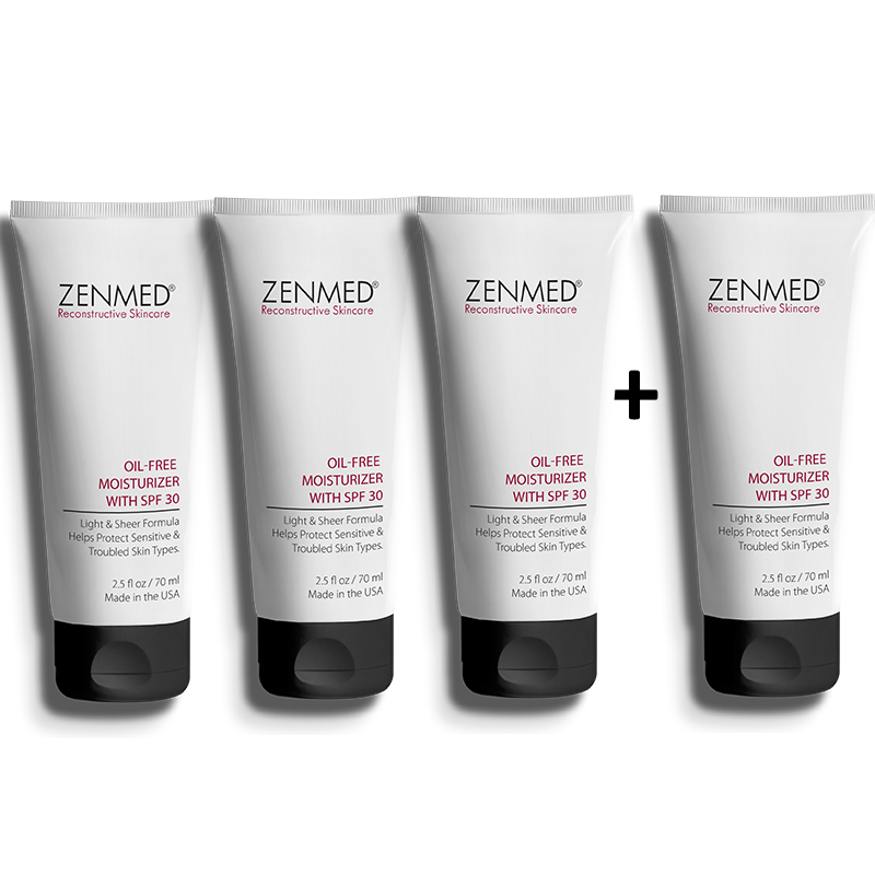 ZENMED Oil-Free Moisturizer with SPF 30 - Buy 3 Get 1 Free!