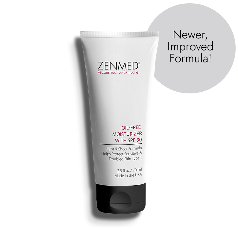 ZENMED Oil Free Moisturizer with Sunscreen For Rosacea 