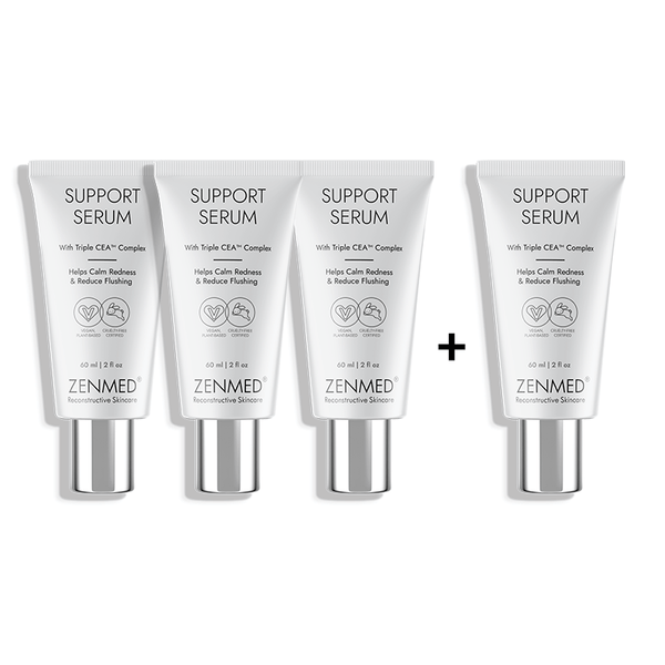 Buy ZENMED Support Serum For Rosacea Relief - Buy 3 Get 1 Free